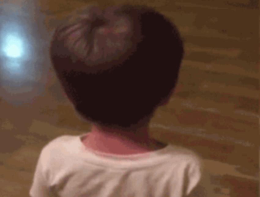 男童剪头发抖音,男童剪头发剪后面一点