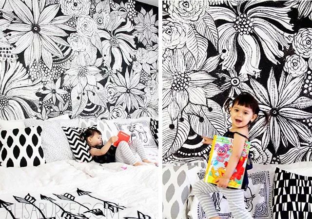 你家的墙贴,墙绘自己的家