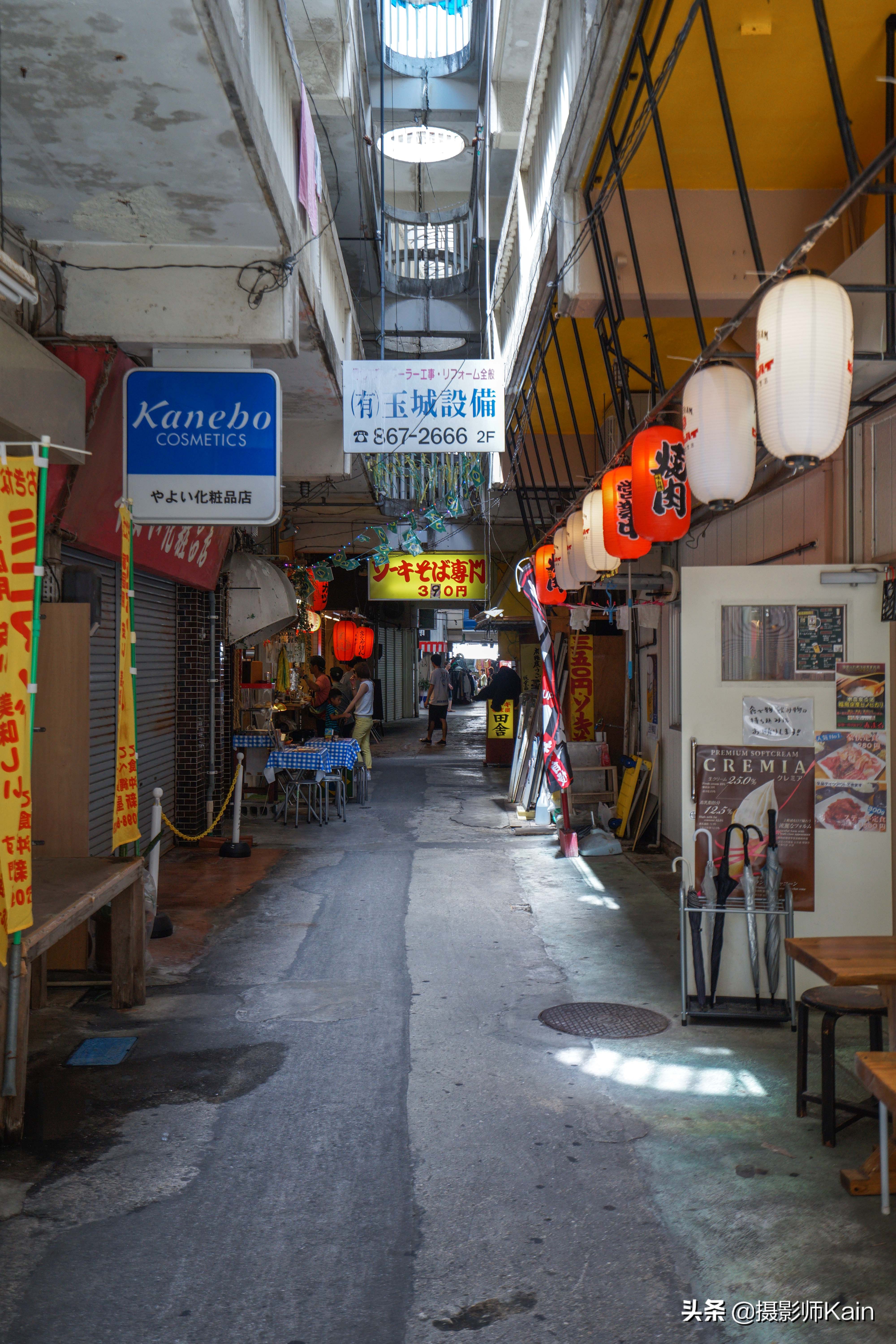 日本冲绳城市,日本冲绳繁华街道