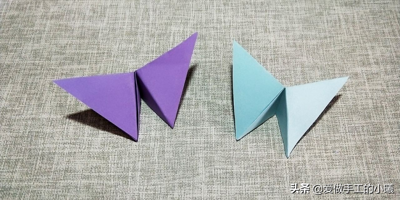 用折纸做一个会飞的小蝴蝶,蝴蝶简单又好看的折纸慢动作教程