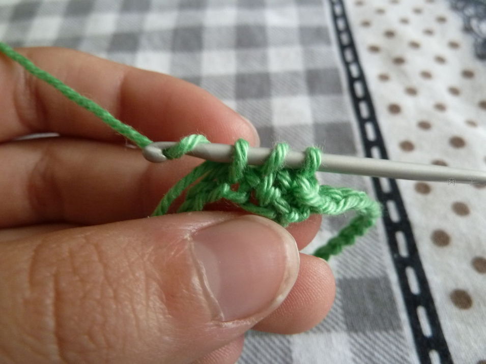 钩织护指套教程,半指分指手套钩织教程