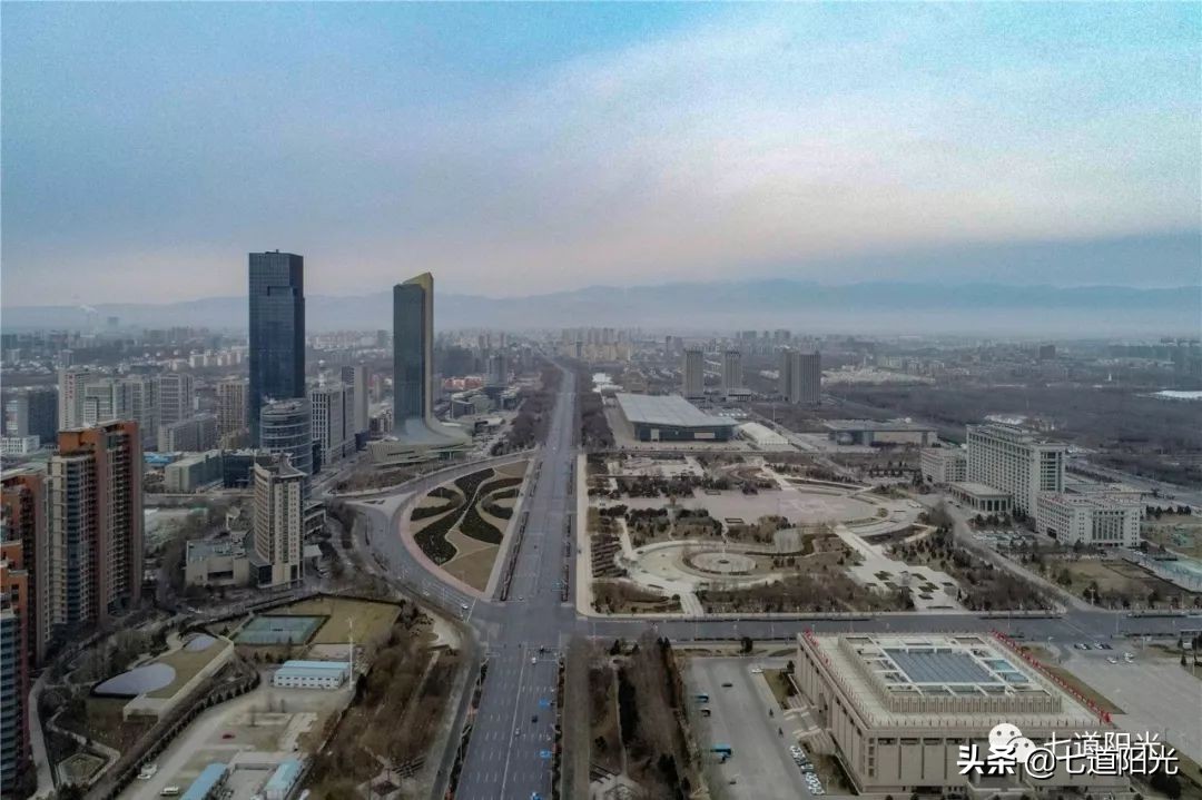 实拍银川的街景,银川市实景