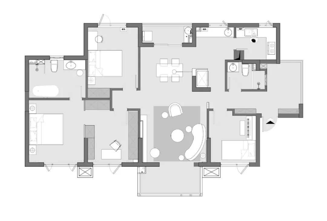 首发丨裹上舒缓奶油色,她的家柔软又高级