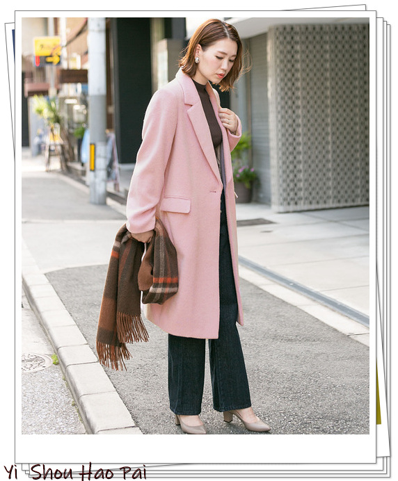 粉色外套怎么内搭,粉色外套怎么搭配下装