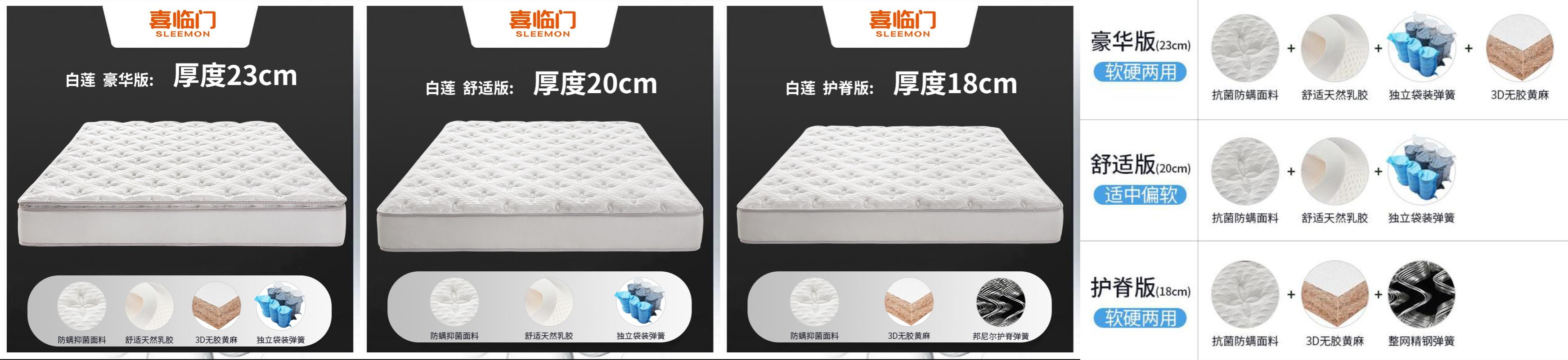 喜临门新国货床垫,十大良心黑马国货