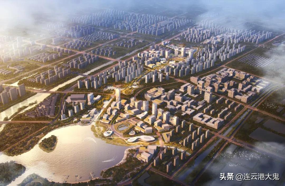 赣榆徐福片区城市设计效果图首发，一座现代化城市即将华丽呈现