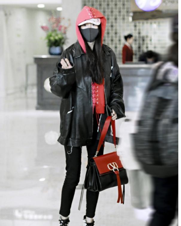 韩火火街拍瞬间,杨幂韩火火工作室穿搭