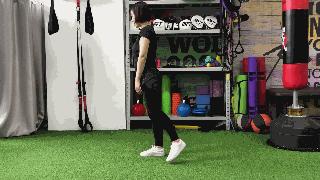 快速瘦腿让腿变得又直又细动作,徒手健身操瘦身瘦腿视频