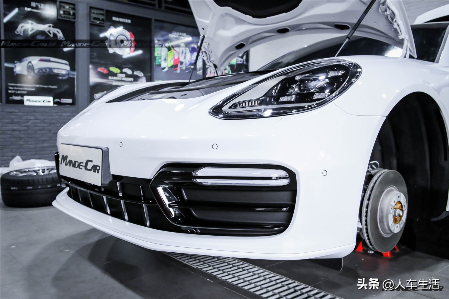 panamera21寸exclusivedesign运动型轮毂,16款保时捷panamera改turbo包围