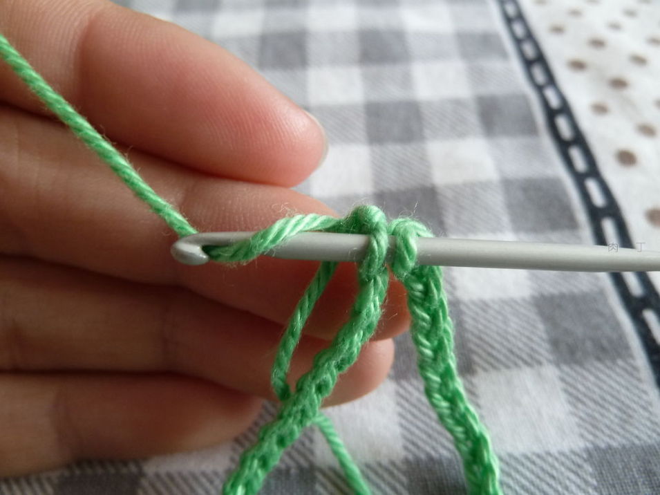 钩织护指套教程,半指分指手套钩织教程