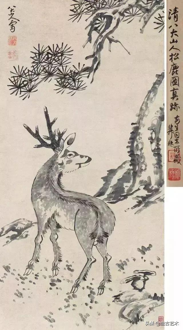 画出艺术家人生大寂寞的国画艺术作品——盘古油画艺术