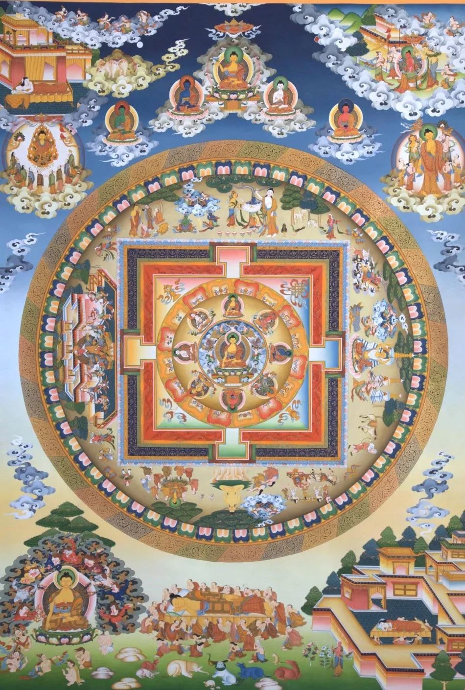 尼泊尔手绘唐卡和西藏唐卡区别,尼泊尔唐卡和藏区唐卡的价格