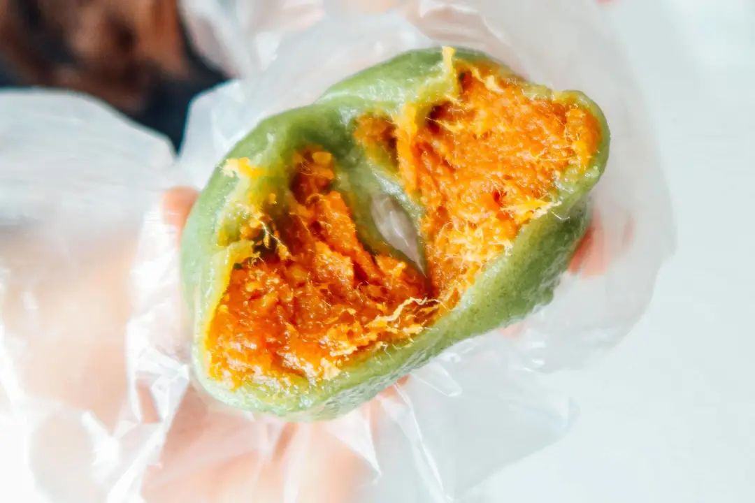 彩色青团试吃,各个牌子的青团试吃