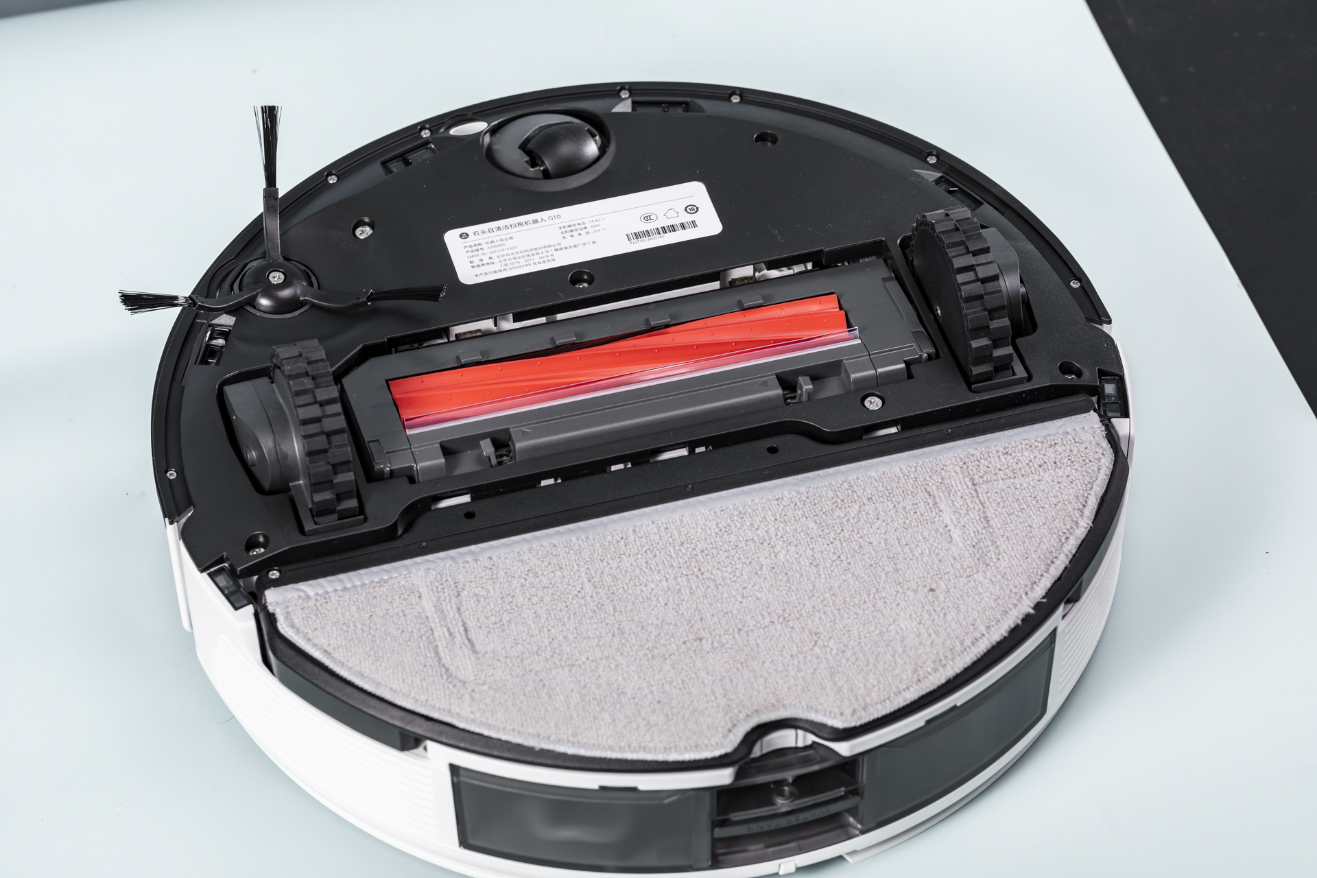 g10扫地机器人清洗,石头扫拖一体机器人g10s使用体验