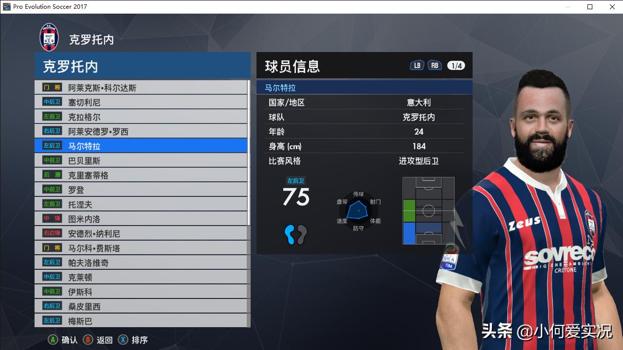 实况足球2017脸型更新,实况足球2017好用的球员