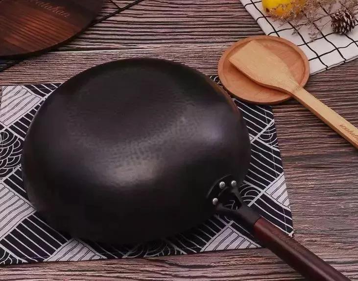 日本高纯铁锅,手工热锻铁锅