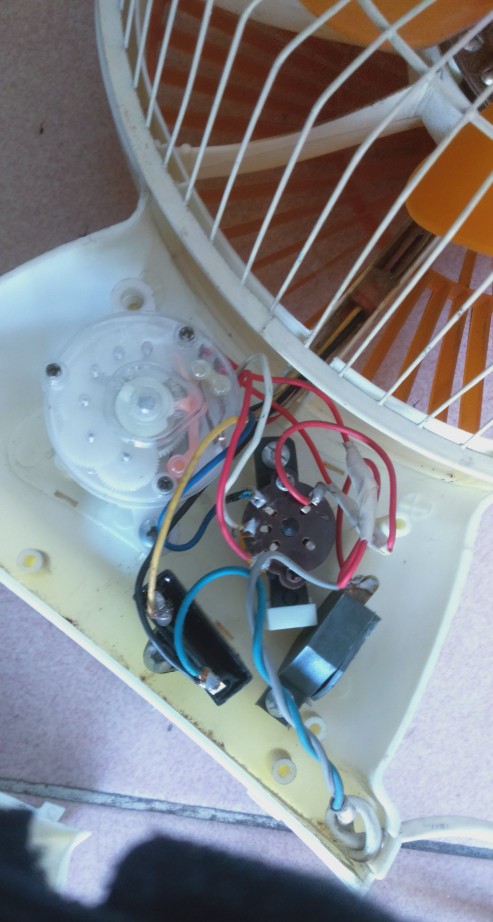 250毫米台式风扇的内部构造（不带电源板，一）