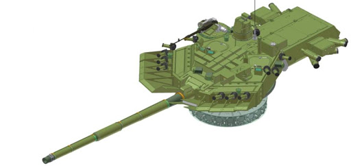 t72俄制坦克,俄罗斯t-72炮塔
