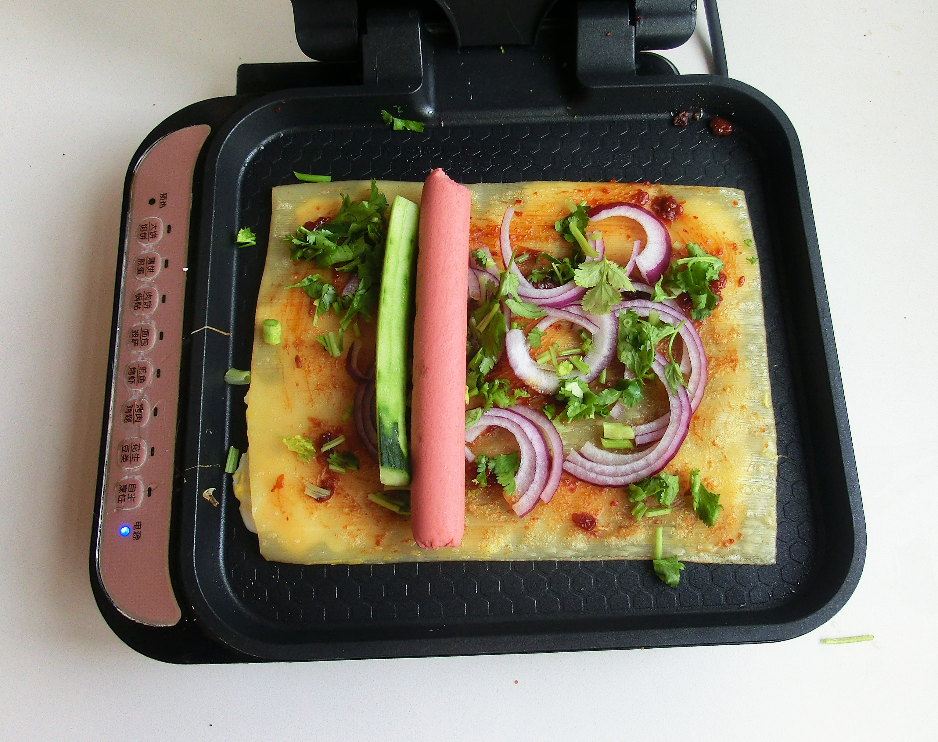 炭烤冷面怎么烤好吃,特色烤冷面网红怎么做