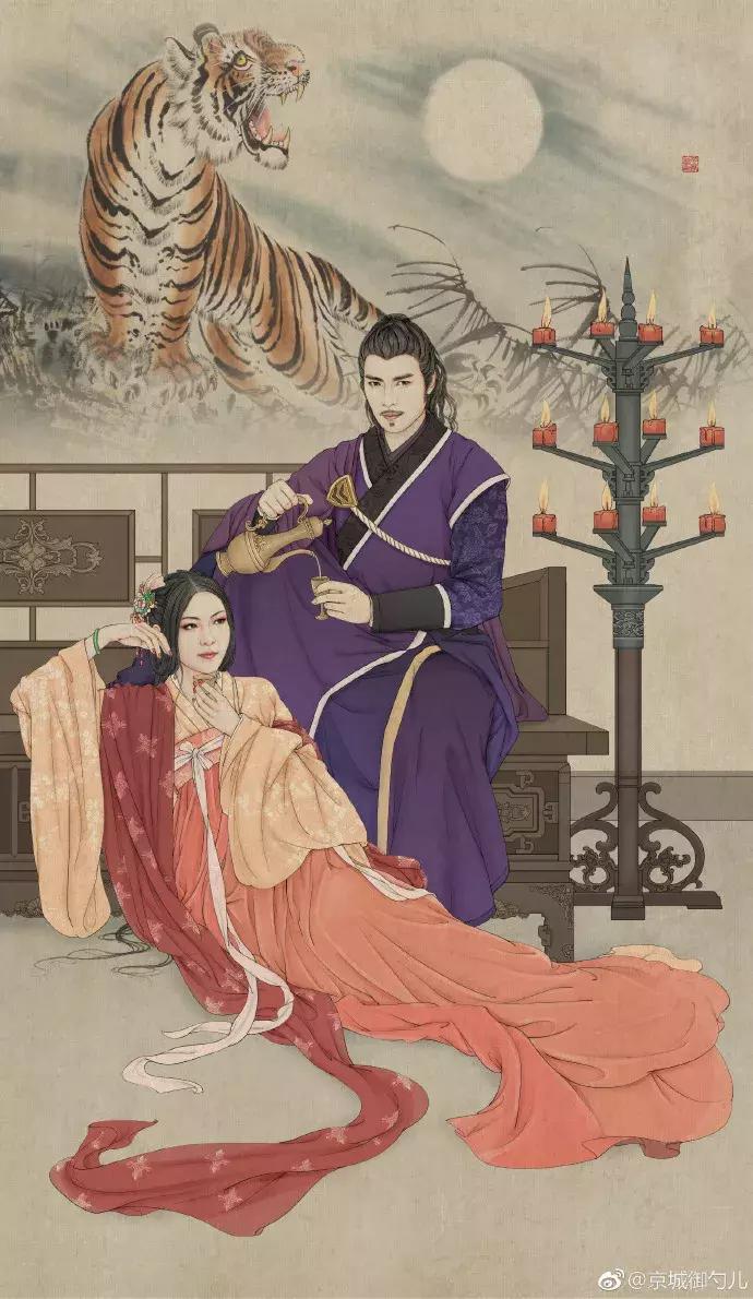 100张绝美古风女手绘简单铅笔,古风6-12岁手绘漫画人物超简单