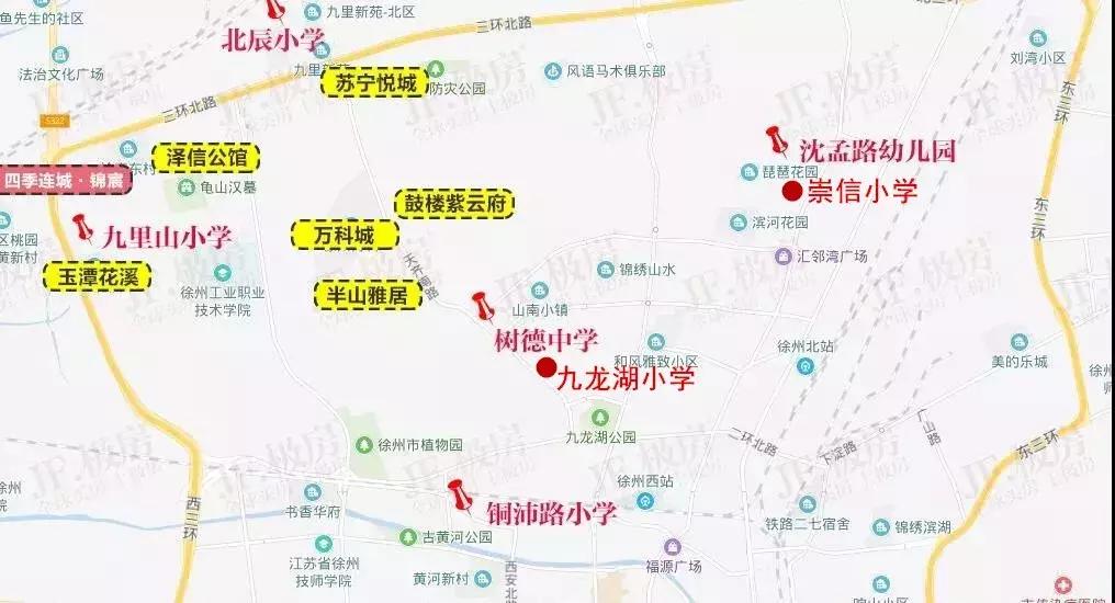 徐州三主城规划67所学校,徐州新建学校最新规划