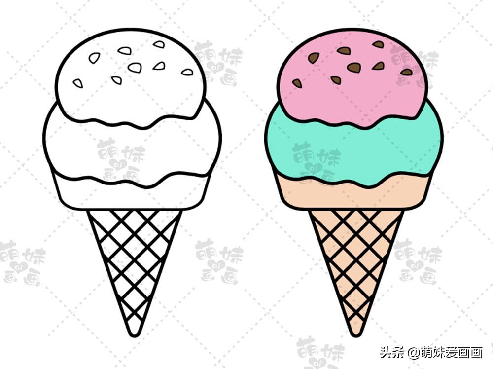 夏天主题儿童画简笔画,人物简笔画简单又漂亮手抄报