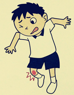 11岁孩子膝盖下方疼是生长痛吗,十四岁孩子膝盖下一点尖骨疼