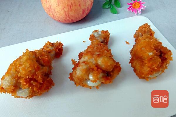 鸡腿最美味的做法，简单一腌一炸，鲜嫩多汁，比卤的香多了