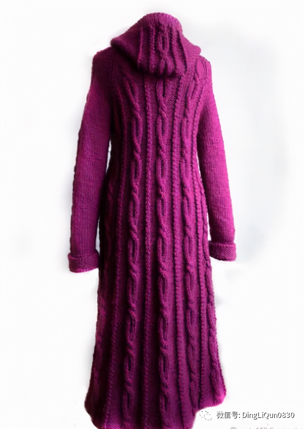 春秋针织女装长款开衫外套,加肥加大针织开衫外套长款