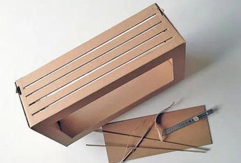 3-6岁儿童益智手工玩具鞋盒,幼儿园鞋盒里的动物世界手工作品