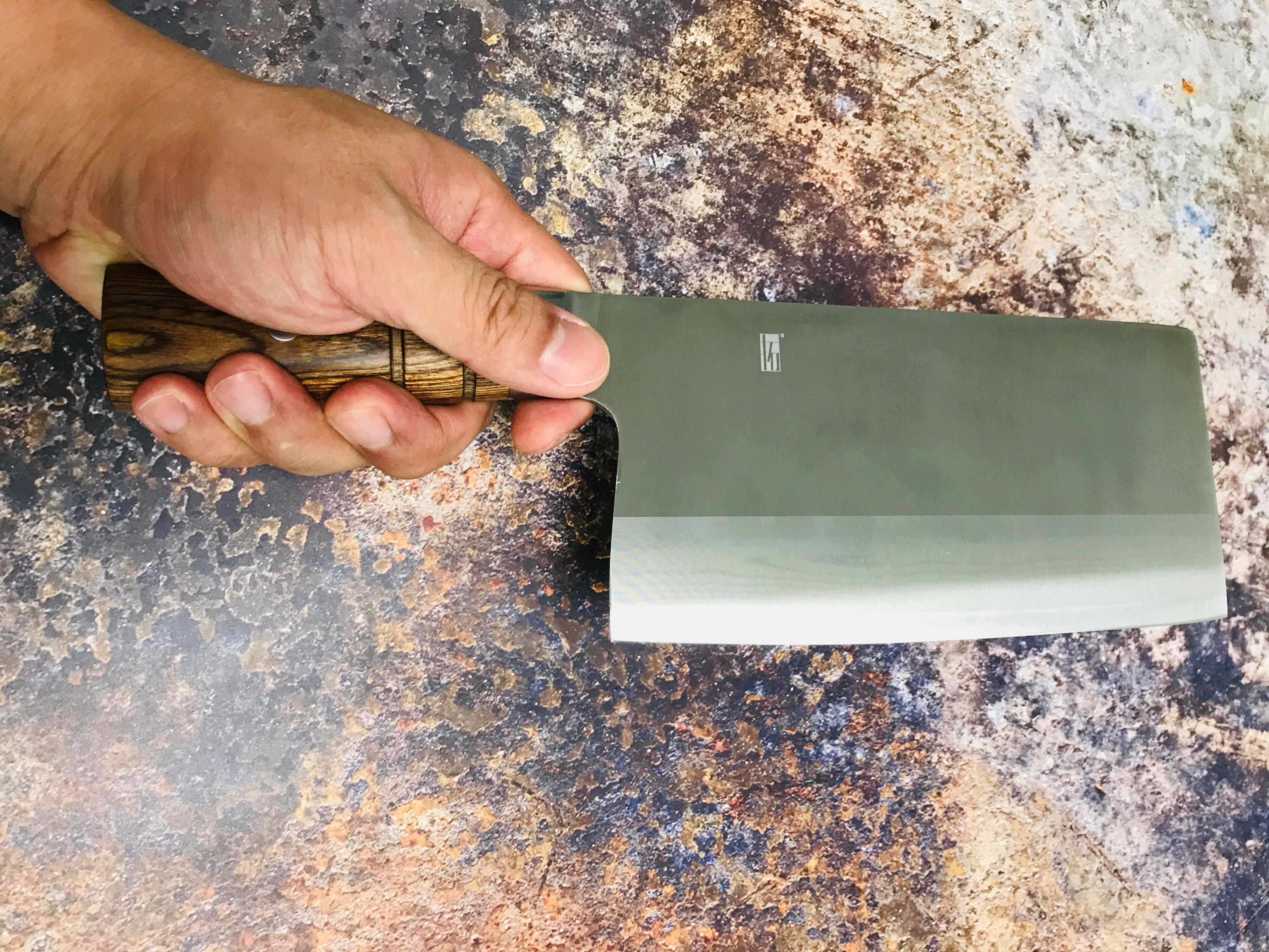 拓牌中式菜刀测评,拓黑将菜刀测评