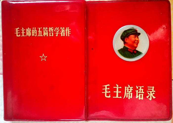 红宝书今昔图片,回忆一下宝贝小时候的照片