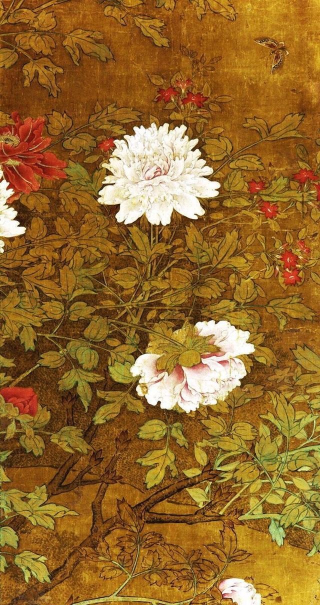 宋画花鸟虫鱼卷,宋画里的花鸟图片