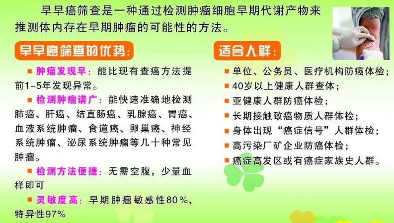 早癌能活多久,早癌筛查是最重要和最有效的措施