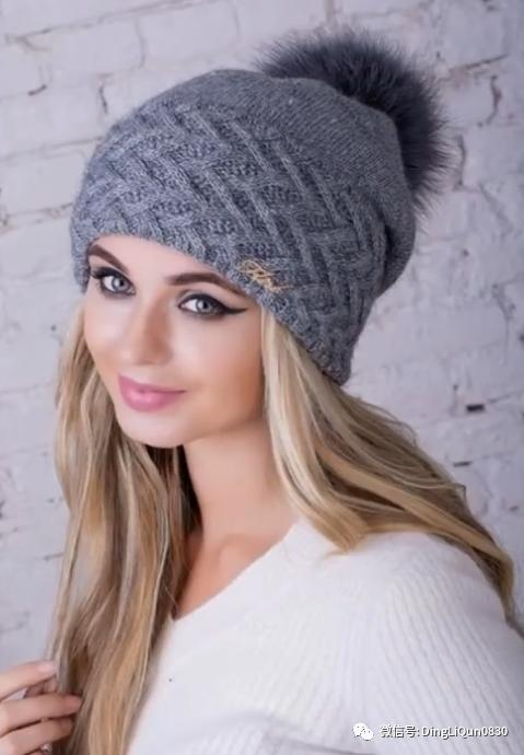 针织帽子简单款好看的,纯手工针织年轻人戴的帽子教程