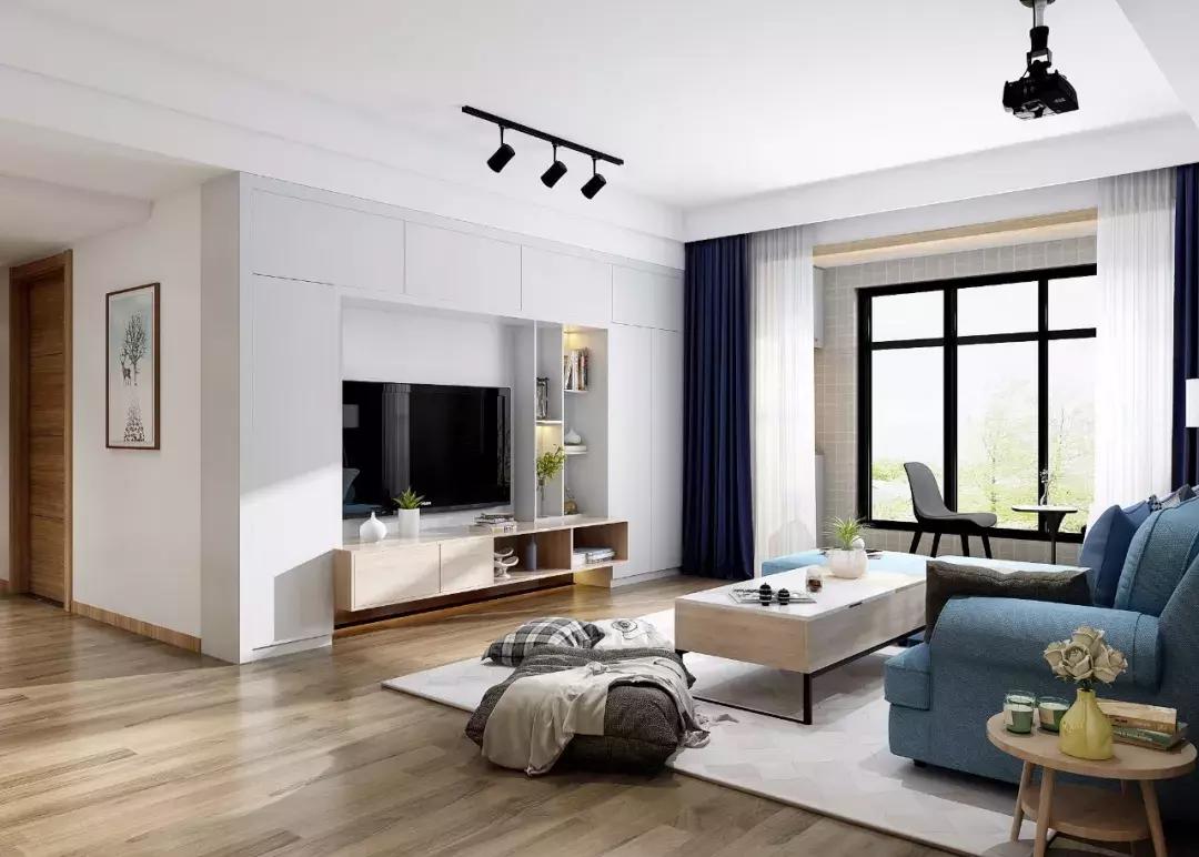 好看不贵的北欧风,北欧轻奢风装修三室两厅87平米