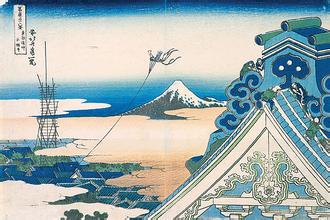 浮世绘神奈川冲浪图讲解,葛饰北斋神奈川冲浪图临摹