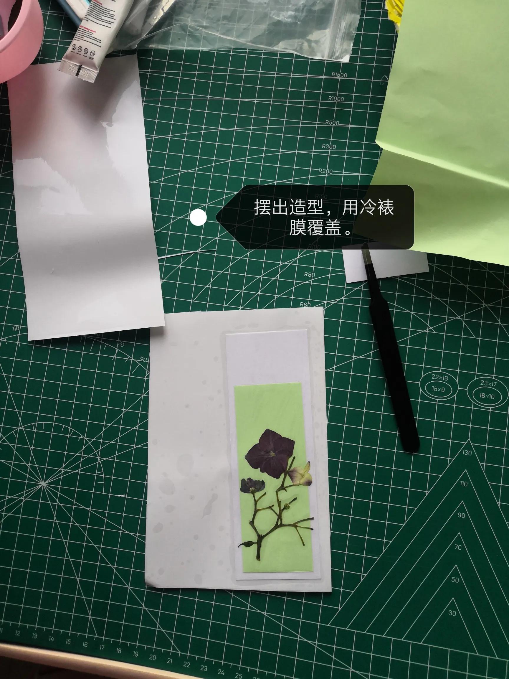押花书签制作教程,独一无二简单书签制作方法