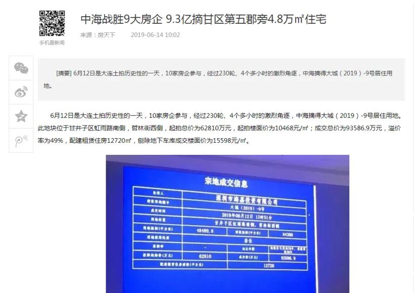 曾经那块各大开发商抢破头的“地王”，现在怎么样了？
