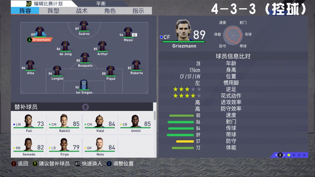 fifa21战术阵型推荐,fifa2023阵型推荐