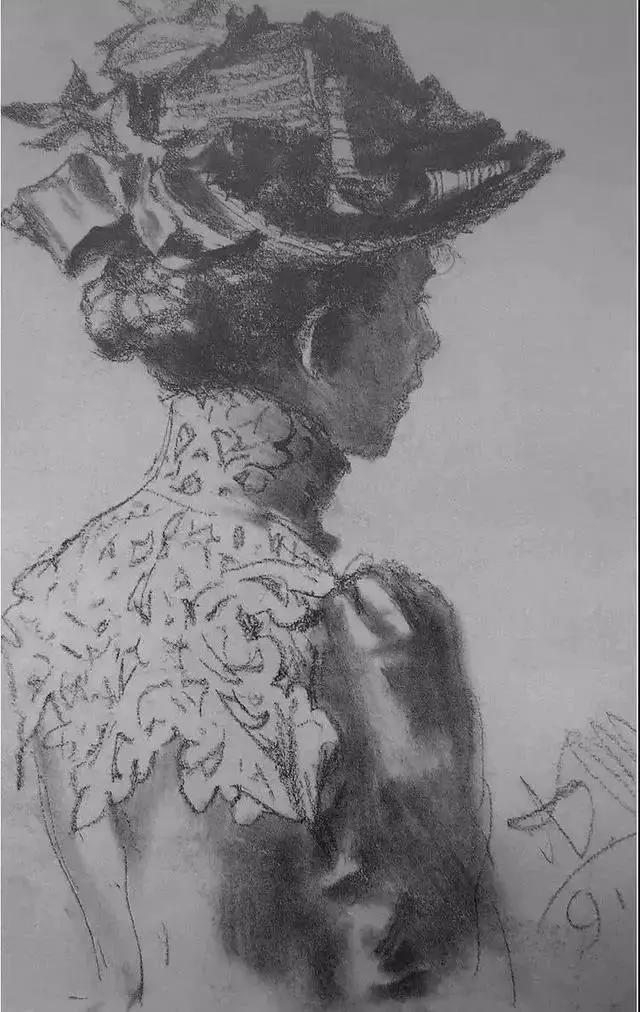 阿道夫门采尔速写作品,门采尔高清速写作品图片