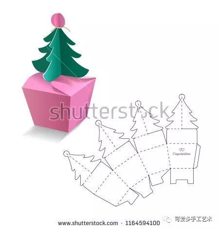 diy礼品盒花,大号礼品盒diy图案