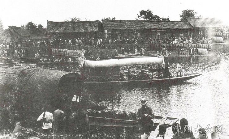 民国时期简阳地图,简阳市石桥镇范围图