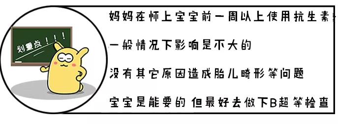 吃了抗生素后发现怀孕了能要吗,吃了抗生素后怀孕