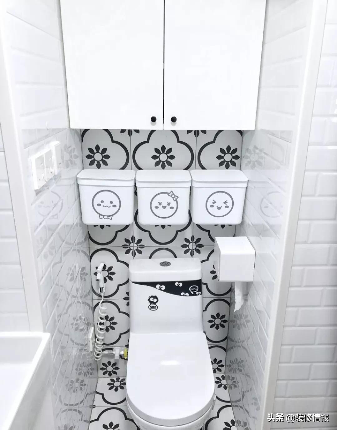 小户型卫生间平面布局最佳效果图,正方小户型卫生间设计布局