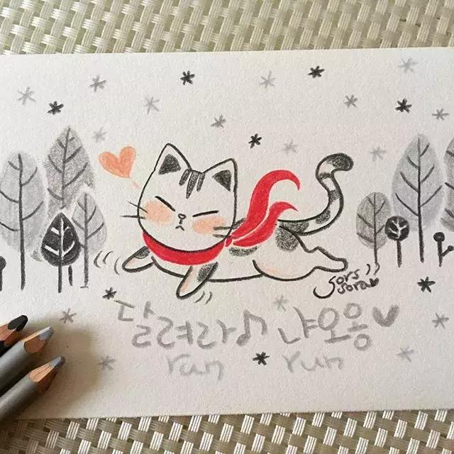 100张简笔画小学生,100张简笔花朵铅笔画