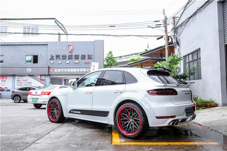 保时捷macan轮毂改装19寸,保时捷macan改装宽体大包围