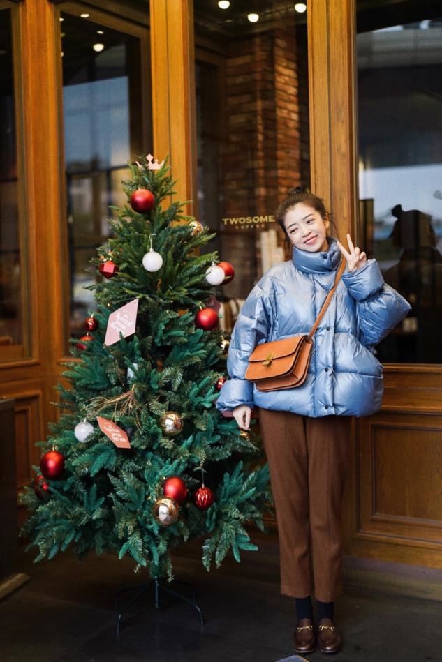 三木妈妈羽绒服最新穿搭,三木妈妈短款羽绒服