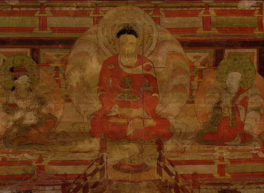 敦煌藏经洞释迦牟尼佛像,释迦牟尼佛成佛过程连环画