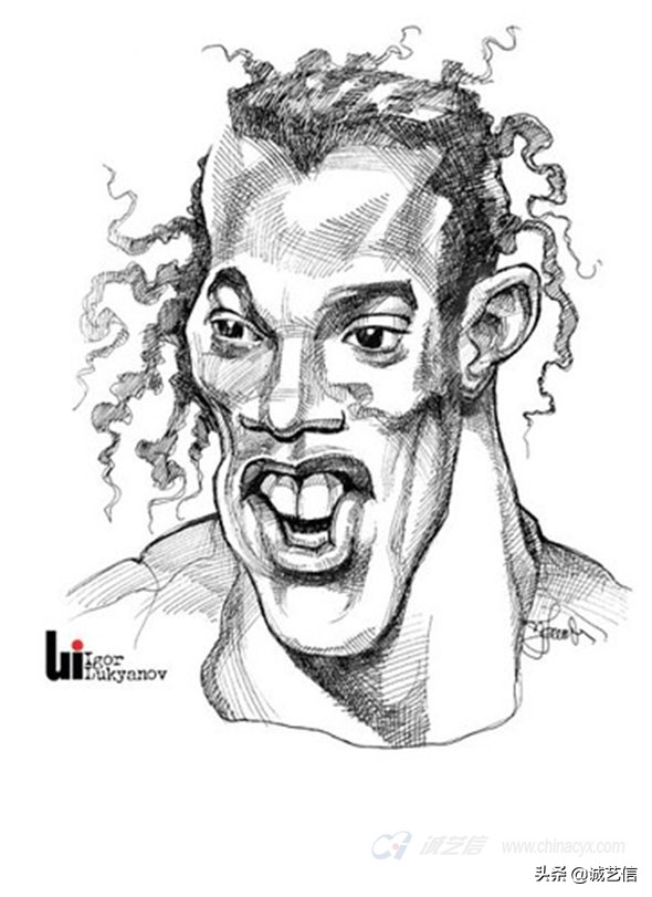 罗纳尔迪尼奥漫画图,罗纳尔迪尼奥搞笑图片